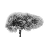 Mikinona Copertura Antivento per Microfono Wireless Modello 2 Schermo Antivento Sottile in Pelliccia Riduttore Rumore Vento per Registrazioni Outdoor e Vlog