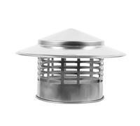 Mikinona Copertura per Acciaio Inox Resistente Alla Corrosione e Temperature Cappuccio per da Tetto Stufa e Terrazzo Protezione Elegante per Canna Fumaria e Ventilazione