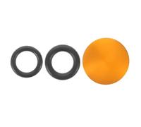 Mikinona Copri Pedivella in Lega di Alluminio per Bici Mountain e Strada, Viti di Fissaggio per Guarnitura Movimento Centrale, Tappo Antipolvere Pedivella Arancione Resistente e Leggero