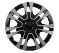 Mikinona Copricerchi Auto Facili da Installare in Pp Argento Coprimozzi da 13 Pollici Accessori per Auto Passeggeri e Veicoli Leggeri