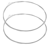 Mikinona Corde per Dulcimer in Acciaio 2 Pezzi Argento Suono Chiaro e Qualità Eccellente per Appassionati e Suonatori di Dulcimer