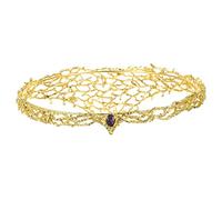 Mikinona Corona Scintillante per Costumi Compleanni e Feste Decorativa e Vintage Realizzata in Lega Leggera per Halloween Teatro e Selfie Familiari e Amici Aggiunge un Tocco Elegante