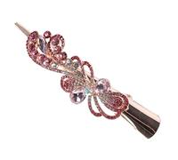 Mikinona Crystal Duckbill Hair Clip Scoppi Bobby Fermaglio Per Senza Piega Accessori Per Anatra Fermaglio Per Con Strass Bride Hair Clip Rosso Metallo