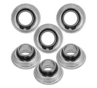 Mikinona Cuscinetti per Ruota Sedia a 6 Pezzi in Acciaio Argento Compatibili con Deambulatore Design a Calibro di Precisione per Uso Interno ed Esterno