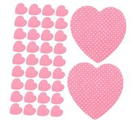 Mikinona Dischetti Rimuovi-smalto Per Unghie 200 Fogli A Forma Di Cuore in Cotone Per Rimuovere Smalto in Viaggio Sicuri