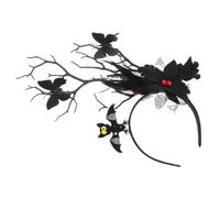 Mikinona Elegante Fascia Per A Farfalla Con Ramo Di Albero Fascia Nera Gotica Per Costumi Di Halloween Del Dei Morti