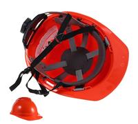 Mikinona Elmetto da Lavoro Vented Abs con Protezione Urti Casco Antinfortunistica Leggero e Regolabile per Cantieri Carpenteria e Progetti Te