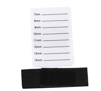 Mikinona Eyelash Display Board Portatile Acrilico Bianco Con Scale Per Distinguere Lunghezze e Cosmetici