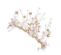 Mikinona Fascia per di tiara delle fate nuziale cerchio per da sposa diadema nuziale D'oro