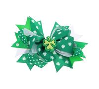 Mikinona Fermaglio Per Per Il Di San Patrizio Accessorio Per Per La Festa Irlandese Copricapo A Forma Di Trifoglio Per Bambini Fiocco Multistrato Comodo Ed Elegante