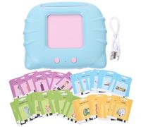 Mikinona Flash Cards Parlanti Educative per Giocattolo Bilingue per Apprendimento Linguistico Prescolare Carte Colorate con Suoni Divertenti Dispositivo Didattico Interattivo per Scuola