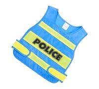 Mikinona Gilet Poliziotto per Tessuto Morbido Costume Cosplay Sicuro e Confortevole per Feste in Maschera e Ruolo Adatto e Bambine