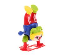 Mikinona Giocattolo Clown Carica Rosso Figura Ballerina Capovolta Gioco Interattivo con Salti e Giravolte Regalo per Feste Halloween