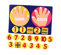 Mikinona Giocattolo Educativo Matematica Montessori in Non Gioco Cognitivo per Asilo Apprendimento Numerico con Dita Sussidio Didattico per Sviluppo Intelligenza e Coordinazione