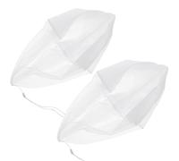 Mikinona Giocattolo Paracadute per 2 Pezzi Cordino Bianco, Giocattolo da Lancio a Mano per attività all’Aperto e Gioco Educativo di Simulazione