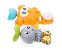 Mikinona Giochi Bagnetto Animali Cartoon per Sicuro Abs Colori Vivi per Bagno Divertente e Stimolante Adatto per Ragazzo e