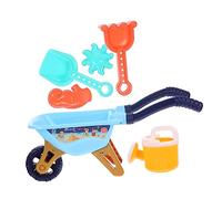 Mikinona Giochi da Spiaggia Carro Spiaggia in Plastica Colorata Giocattoli Mare per Sviluppo Cognitivo e Cooperazione e Scuola Colore Casuale