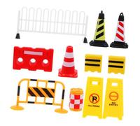 Mikinona Giochi Segnali Stradali per Coni Traffico Barriere Educative in ABS Sicuro Parcheggio e Regole Stradali per Apprendimento e Gioco Immaginativo