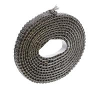 Mikinona Guarnizione Autoadesiva per Porta Stufa a Legna, Corda Piatta Resistente al Calore 2mmx10mmx2m, Sigillante per Caminetti Tenuta Stagna, Ricambio per Inserti e Accessori Stufa