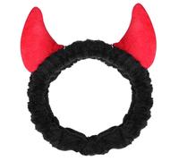 Mikinona inventare fasce per fascia da diavolo tessuto rosa lavaggio Trucco hair band hair charms cornabicorna accessori per in corno fascia per lavare il viso Peluche Black