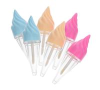 Mikinona Kit Di 6 Contenitori Per Lucidalabbra Flaconi Trasparenti A Forma Di Clessidra Per Lucidalabbra Gelato Pompa Vuota Dispenser Per Sciroppo Flacone Spray Da Viaggio Maschera