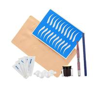 Mikinona Kit Penne Microblading Manuale Con Punta Tonda Rosa Pratica Sopracciglia Per Trucco Permanente Ed Eyeliner Per Ricostruzione Cicatrici e Tatuaggi Completo Ed Ergonomico