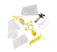 Mikinona Kit Spurgo Freno Disco per Mountain Bike Completo per Ricarica Olio Minerale Strumento Durevole per Spurgo Freno Compatibile con Marchi di Freni Accessorio Pratico