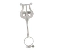 Mikinona Leggio per Spartiti Clarinetto Portatile Argento in Ferro Resistente Supporto Musicale per Marce e Bande Orchestrali Leggero e Pratico