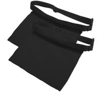 Mikinona Marsupio Porta Palline da Tennis 2 Pezzi Borsa da Allenamento Riutilizzabile Resistente all’Usura Cinturino a Fibbia Custodia Portatile per Golf e Palline Sportive Piccole