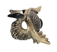 Mikinona Maschera Gufo per Adulti in Plastica con Design Realistico Mezza Faccia Accessorio Animale per Halloween Carnevale e Cosplay Party