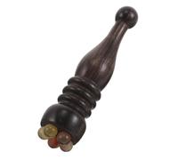 Mikinona Massaggiatore gli Occhi in Legno di Sandalo e Corno di Cervo con Rullo Manuale Compatto per Massaggio Facciale Versatile e Sensazione Tattile Confortevole