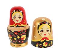 Mikinona Matrioske in Legno Fatto Mano Sicuro per Regalo Compleanno e Decorazione Natalizia Russa