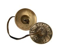 Mikinona Meditazione in Rame Cembalo Campana Strumento A Percussione Per Yoga Gong Campanelli Per Il Rilassamento