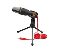 Mikinona Microfono Condensatore Per Podcast Con Supporto Clip Per Skype Msn Inclusi Microfono Clip Installazione Facile Connettore Stereo Da Portatile Plug and Play Adatto Alla Maggior Part