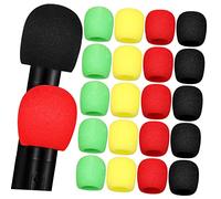 Mikinona Microfono Di Registrazione 8 Set Di Ogni Colore Rosso Giallo Verde Nero Spugna Universale