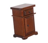 Mikinona Mini Mobili Per Camera Da Letto Mini Camera Da Letto Accessori Per La Casa Delle Bambole Casa Delle Bambole Sul in Legno in Miniatura Di Legno Marrone Chiaro