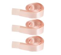 Mikinona Nastri in Raso per Scarpe da Punta da Balletto, Set da 3 Pezzi 2,2 Iarde, Nastri Riutilizzabili per Scarpette da Ballo da Donna, Accessori per Danza su Palcoscenico e Allenamento