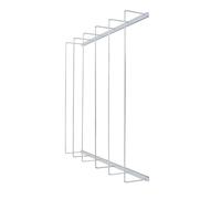 Mikinona Organizzatore per Frigorifero per Bibite Gassate Divisori Anti-ribaltamento, Scaffale Robusto da 40x42 Cm per Bevande in Lattina, Dispenser Modulare per Conservazione Ordinata