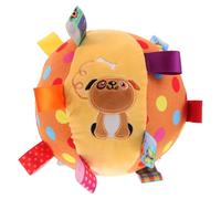 Mikinona Palla Sensoriale di Peluche Morbida per Ragazzo Ragazza con Campanellino Giocattolo Educativo Colorato da Afferrare per lo Sviluppo Motorio e Visivo del per Uso Nel Lettino e