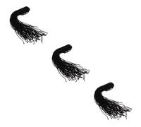 Mikinona Parrucca Con Dreadlocks 3 Pezzi Extension Per Da Donna Parrucca Da Uomo Dall'aspetto Naturale Comoda E Traspirante