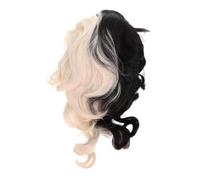 Mikinona Parrucca Yin Alla Moda Parrucca Metà Ondulata E Metà Riccia Per Donne Comoda E Traspirante Per Cosplay
