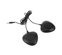 Mikinona Pedale Grancassa per Batteria Elettronica Silenzioso Doppio Pedale Grancassa con Pad Mute Jack di Connessione Costruzione Robusta per Esercitazioni e Prove