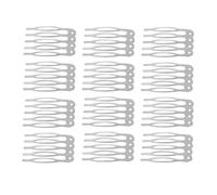 Mikinona Pettine 50 Pezzi Accessori per a Cinque Denti per Donne e Ragazze Pettini in Metallo per Copricapo Fatti a Mano