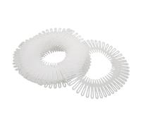 Mikinona Pettine Elastico Invisibile per Chioma 12 Pezzi in Plastica e Resina, Comodo da Trasportare per Lavoro e Sport, Sistema per Gestire i Chioma Ribelli
