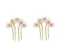 Mikinona Pettine Laterale Vintage 2 Pz Forcina a Spilla Per Chignon Antica Forcina Per Per Cinesi Chinoise Barrette Forcina Bacchette Per Bianca