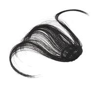 Mikinona Pezzo Da 3 Pezzi Extensions Per i Parrucche Per Le Donne Clip Su Frangia Ricci Frangia Parrucchino Fermaglio Per Umani Sulla Frangia Clip Sul Botto Chignon Black