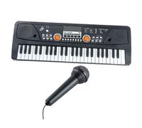 Mikinona Pianola Elettronica per Multi Funzione Musicale Intelligente in Sicura Tastiera Didattica per Realistici e Morbidi per Apprendimento Musicale Infantile