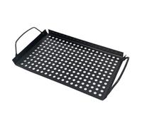 Mikinona Piastra per Barbecue Padella per Grigliare Padella Antiaderente per Barbecue bistecchiera da Cucina Fornitura a griglia Padella per Barbecue Ferro da Stiro Nero