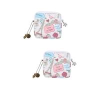 Mikinona Porta Assorbente 2 Pz Porta Assorbenti Sacchetti Mangiapannolini Sacchetti Pannolini Diaper Bag Borsa Per Tamponi Con Cerniera Sacchetto Per Trousse Trucchi Borsa Per Trucchi