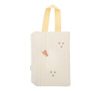 Mikinona Porta Salviette per Ragazzo Ragazza da Borsa Riutilizzabile con Chiusura Ermetica e Ricamo, Dispenser Portatile per Salviette Umidificate da Viaggio e Asilo Nido, Borsa Compatta